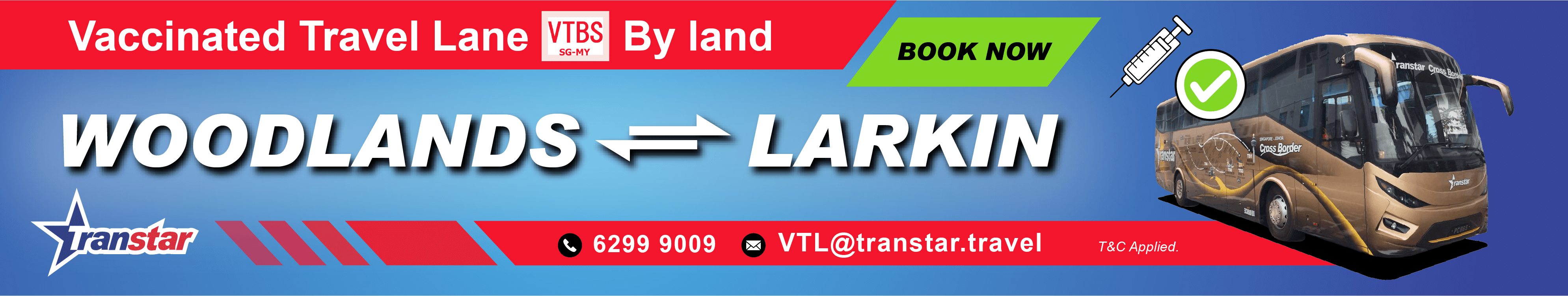 Transtar vtl bus ticket